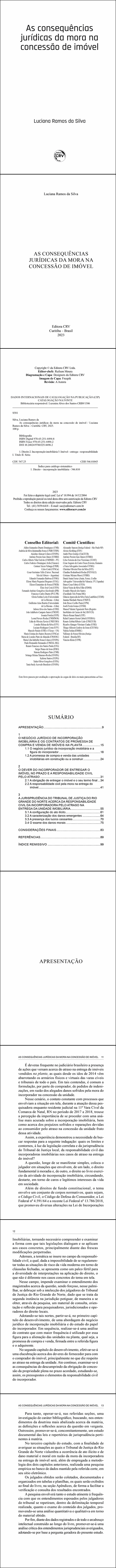 AS CONSEQUÊNCIAS JURÍDICAS DA MORA NA CONCESSÃO DE IMÓVEL